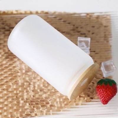Natural Healthy 16oz Frosted Beer Glass with Bamboo Lid and Straw The Ultimate Bar Gift