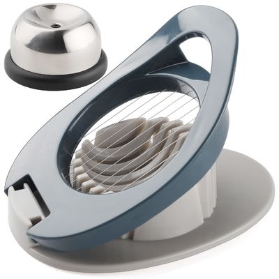 Stainless Steel Egg Slicer Cutter for Boiled Eggs Manual Egg Cutting Wire 12*8.3*3.2cm