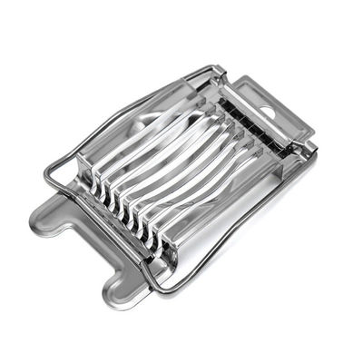 Stainless Steel Preserved Egg Ham Banana Cutter 14*9.5*2.2cm Egg Tools for Boiled Eggs