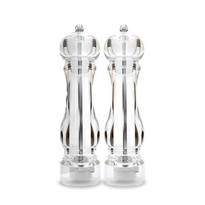 Convenient 60X221mm Stainless Steel Salt and Pepper Grinder for Busy Professionals