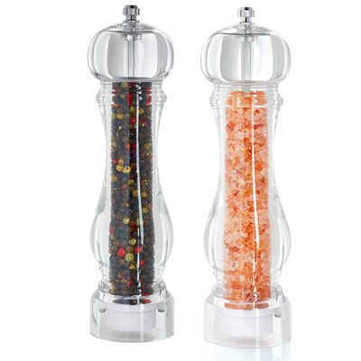 Convenient 60X221mm Stainless Steel Salt and Pepper Grinder for Busy Professionals