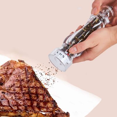 Convenient 60X221mm Stainless Steel Salt and Pepper Grinder for Busy Professionals