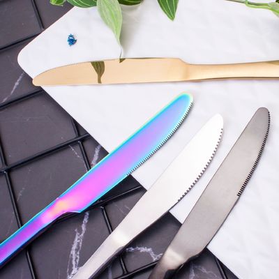 193G Utensils Bulk Gold Plated Stainless Steel Cutlery Set Kitchen Fork Spoon Knife