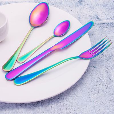 193G Utensils Bulk Gold Plated Stainless Steel Cutlery Set Kitchen Fork Spoon Knife