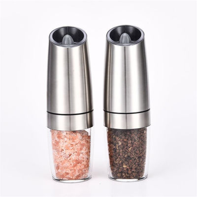 Sustainable Kitchen Spice Salt Grinder with Blue Light Electric Salt Pepper Grinder Set