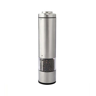 One Handed Operated Electric Pepper Grinder Adjustable Coarseness for Effortless BBQ