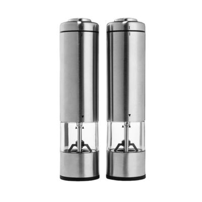One Handed Operated Electric Pepper Grinder Adjustable Coarseness for Effortless BBQ