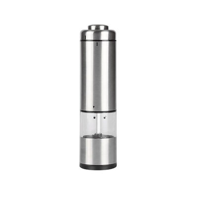 One Handed Operated Electric Pepper Grinder Adjustable Coarseness for Effortless BBQ