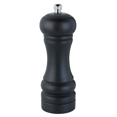 Costomized Logo Wooden Manual Salt and Pepper Grinder Set with Adjustable Coarseness
