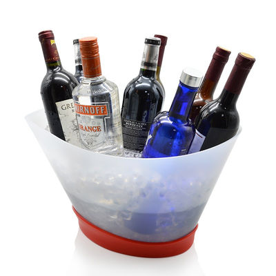 12L Rechargeable Light Up Painting Laser LED Ice Bucket for Champagne and Wine Bottle