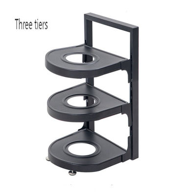 Adjustable Pot Rack Organizers 3 Tiers Pots and Pans Organizer with Customized Logo