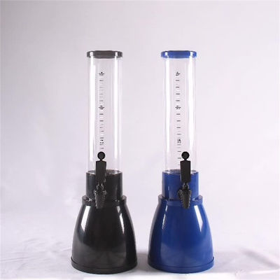 Customized Ice Tube Beer Beverage Barrel with Tap Dispenser and Ice Cooling Beer Tower