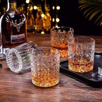 300ml Capacity Whiskey Tequila Cup with Max Diamond Glassware and Exquisite Tumbler