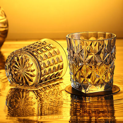 300ml Capacity Whiskey Tequila Cup with Max Diamond Glassware and Exquisite Tumbler
