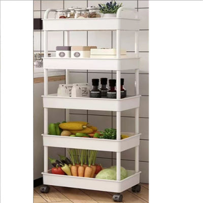 Multi-Layer Rotatable Fruit Vegetable Storage Rack Household Storage Holder Kitchen Organizer Floor Type