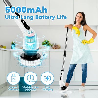 2024 Upgraded 9 in 1 Portable Rechargeable Electric Cleaning Brush Sustainable and Easy