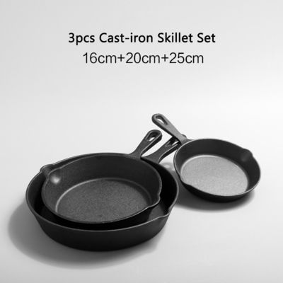 Non-Stick Cast Iron Frying Pan Skillet for Hotel Restaurant Home CLASSIC Design Style