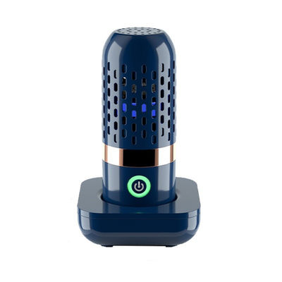 Wireless Built-in Battery Capsule Shape Food Cleaner for Small Home Dark Blue Color