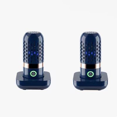 Wireless Built-in Battery Capsule Shape Food Cleaner for Small Home Dark Blue Color