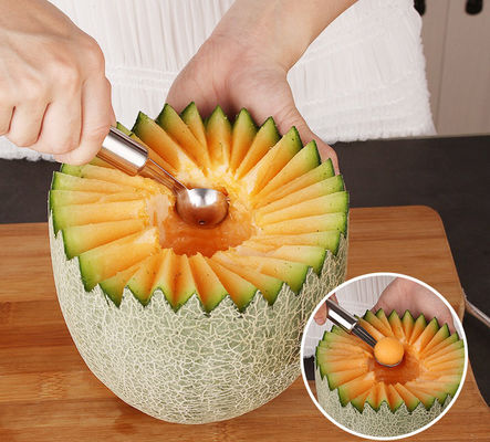 Stainless Steel Fruit Vegetable Tools Set 6 Pieces for Multifunctional House Kitchen