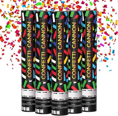 Confetti Cannon Party Supplies 60cm Biodegradable Hand-screwed Gender Reveal Cannons