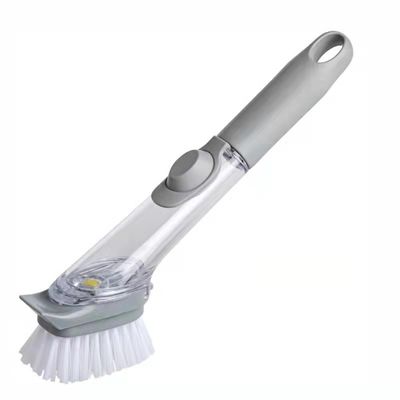 Kitchen Tools Cleaning Brushes 2 in 1 Dish Washing Brush with Long Handle and Sponge
