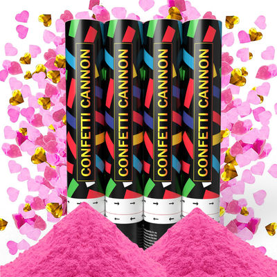 Confetti Cannon Party Supplies 60cm Biodegradable Hand-screwed Gender Reveal Cannons