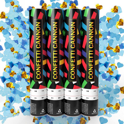 Confetti Cannon Party Supplies 60cm Biodegradable Hand-screwed Gender Reveal Cannons