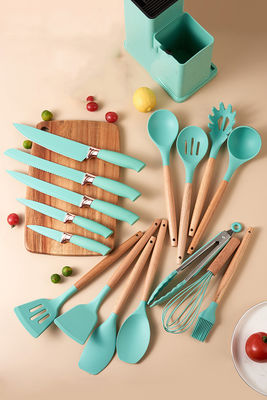 Portable Kitchen Utensils Kit for Non-stick Cooking Tools in Restaurant and Home