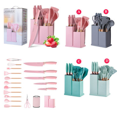 Portable Kitchen Utensils Kit for Non-stick Cooking Tools in Restaurant and Home