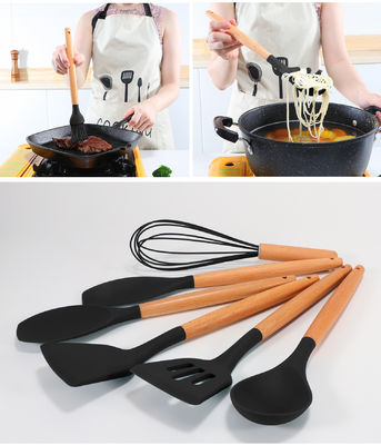 Restaurant Kitchen Accessories 11-Piece Non-Stick Utensil Set with Silicone Spatula