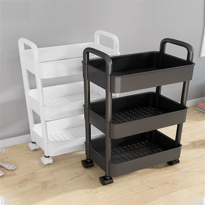 Three-layer Kitchen Rotating Shelving for Multifunctional Vegetable and Fruit Storage