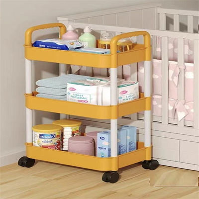 Three-layer Kitchen Rotating Shelving for Multifunctional Vegetable and Fruit Storage