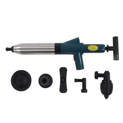 Manual Multi Function Stainless Steel Toilet Plunger for Sustainable Drain Cleaning