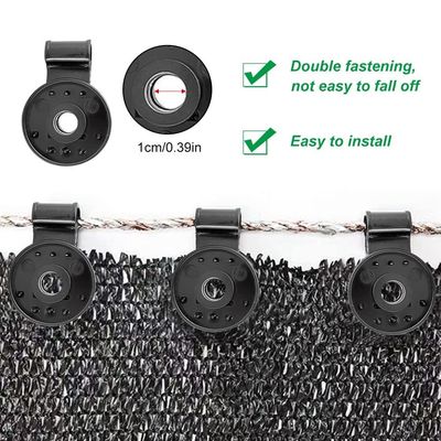 Shade Cloth Clips Heavy Duty Lock Grip for a Variety of Sun Shade Net and Plastic Mesh Clip