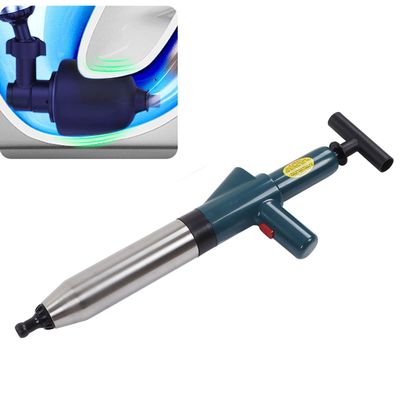 Manual Multi Function Stainless Steel Toilet Plunger for Sustainable Drain Cleaning