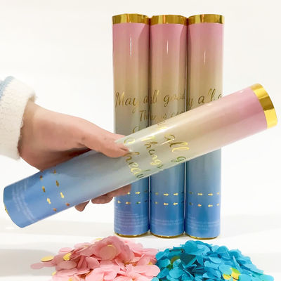 Confetti Powder Cannon with Custom Logo- 100cm Smoke Powder Confetti Sticks Cannons