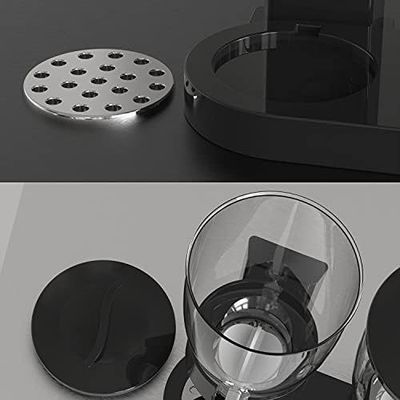 Double-ended Upright Plastic Food Jars 2L Double Cup Cereal Dispenser Dry Food Dispenser