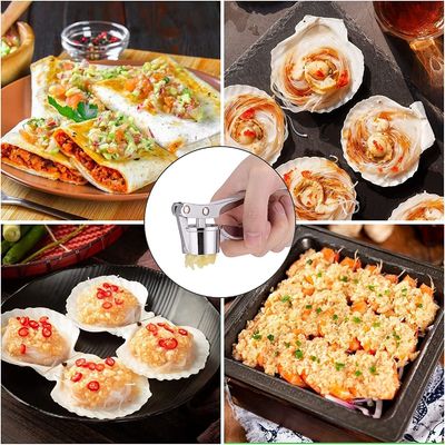 Multi Kitchen Grater Stainless Steel Zinc Alloy Manual Garlic Press Kitchen Gadgets