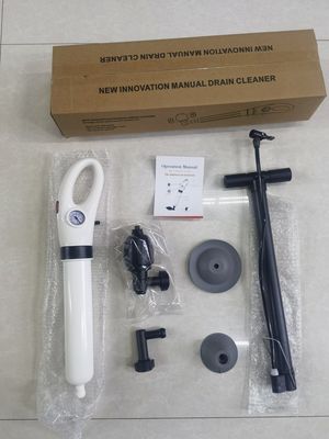 Household Cleaning Electric Toilet Dredge with Air Pump and Pressure Pipe Plunger