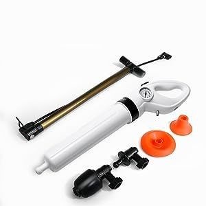 Household Cleaning Electric Toilet Dredge with Air Pump and Pressure Pipe Plunger