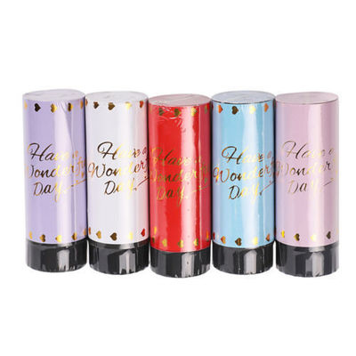 Custom Logo Happy Wedding Birthday Party Biodegradable Paper Spring Confetti Poppers