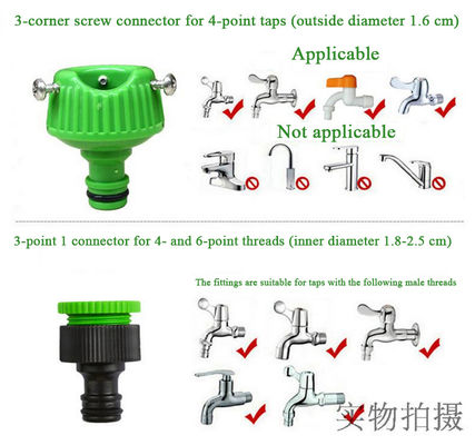 Watering Made Simple Expandable Magic Flex Heated Garden Hose 25-200FT with Spray Gun
