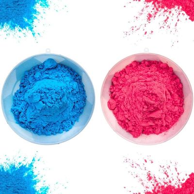 Baby Boy Girl Shower Party Supplies Gender Reveal Soccer Ball with Blue and Pink Powder
