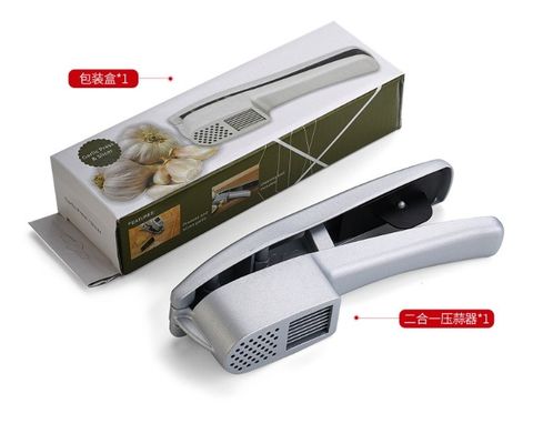 2 in 1 Ginger Chopper Aluminum Alloy Garlic Press And Garlic Slicer With Custom Logo