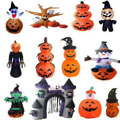 Christmas LED holiday party pumpkin skeleton Props toy holiday inflatable outdoor lights