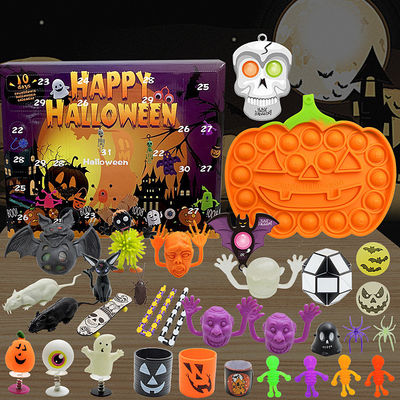 Cartoon Fidget Squishy Toy 18pcs 24pcs Blind Box Halloween Toys Squeeze Toys for Kids