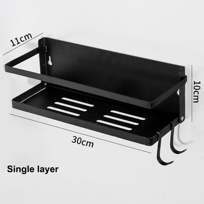 Refrigerator Side Shelf Made of Carbon Steel and Rubber Magnetic for Kitchen Storage