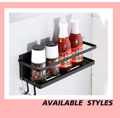 Refrigerator Side Shelf Made of Carbon Steel and Rubber Magnetic for Kitchen Storage