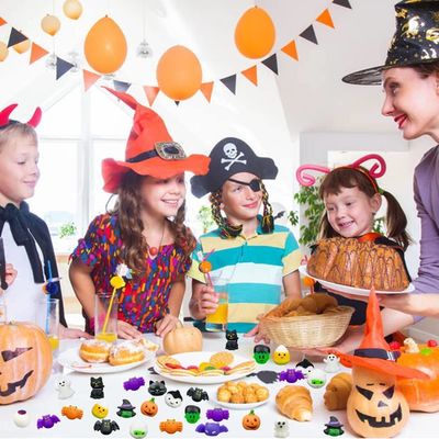 Cartoon Fidget Squishy Toy 18pcs 24pcs Blind Box Halloween Toys Squeeze Toys for Kids